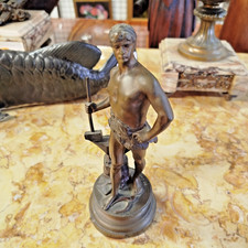 Sculpture en BRONZE Le TRAVAIL