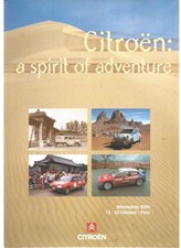 CATALOGUE CITROEN - CITROEN : A SPIRIT OF ADVENTURE - RETROMOBILE 2004