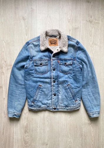 Veste levi sherpa trucker - sherpa,