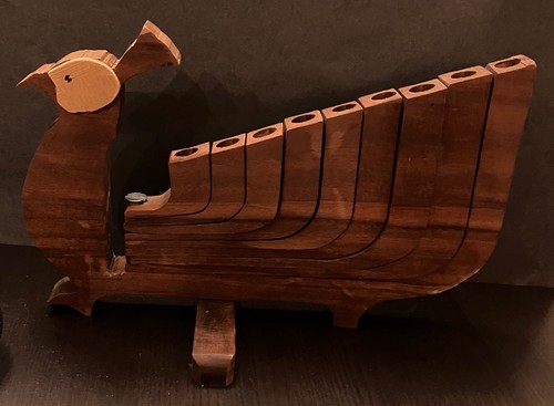 Vtg mcm articulated wooden - vtg,