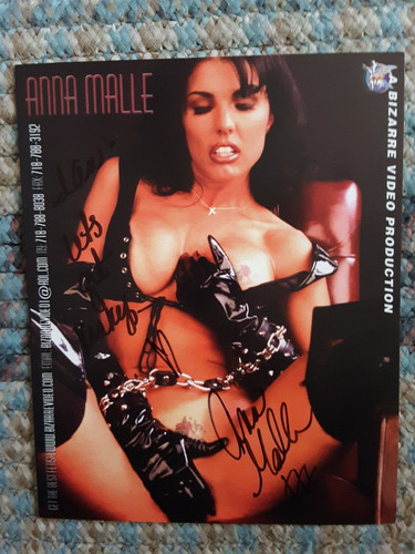 Autograph anna malle 8x10 - anna,