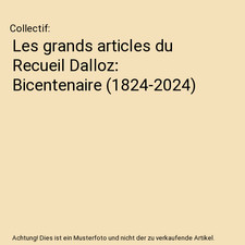 Les grands articles du Recueil