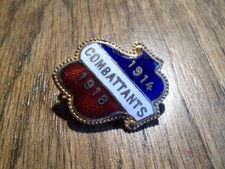 Insigne broche anciens combattants 1914 1918 WW1 émaillé France parfait état 