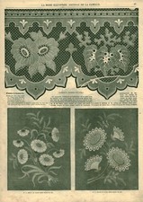 Gravure de mode ancienne 1869