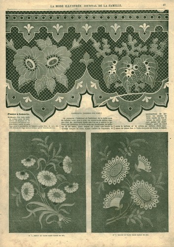 Gravure mode ancienne 1869 - ancienne,