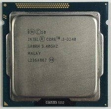 Processeur CPU Intel Core I3-3240 3.4Ghz 3Mo 5GT/s FCLGA1155 Dual Core SR0RH