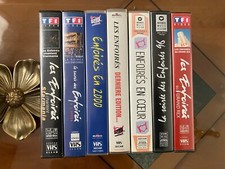 Lot collector de 7 VHS les enfoirés.