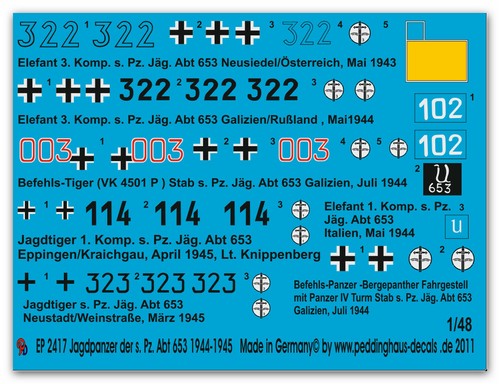 Peddinghaus decals 2417 - peddinghaus-decals, 1/48