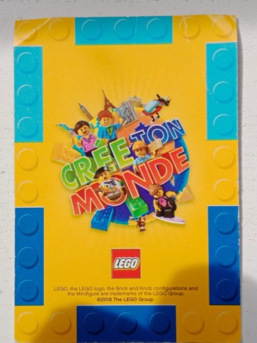 Carte lego crée - carte, monde