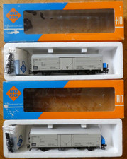 lot de 2 wagons frigorifiques