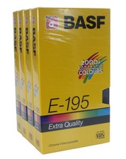 Lot 4 Video cassette BASF