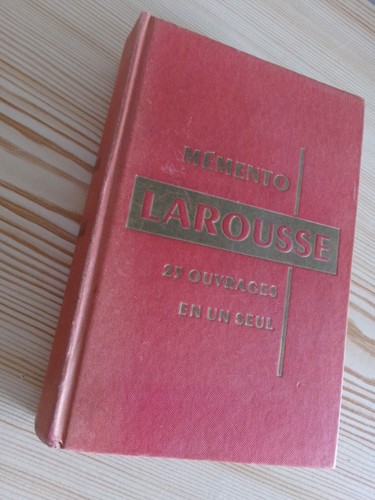 Mémento larousse ouvrages - larousse,