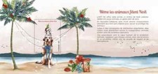 caledonia 2024 Even animals celebrate CHRISTMAS dog cat bird gift palm tree ms1v