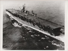 LANGLEY  US NAVY  PORTE AVION AVIATION  AERONAUTIQUE 24 x 18 cm