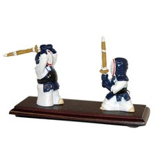 Mini Figurines Kendo Kendoka Shinai Armes Boku Men Kote Figurines Arts Martiaux