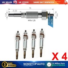 4X Bougies De Préchauffage