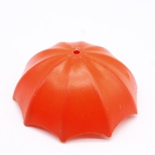 38047 Playmobil Parapluie Rouge Vintage 3271 3322 3271 3402 3407 abimé et sale