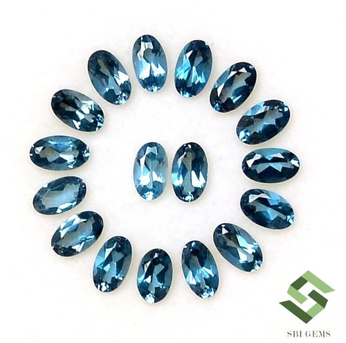 5x3 naturel topaze bleu - mm,