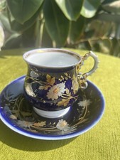 Tasse Et Soucoupe À Café Manufacture M.S. Kouznetsov, Dulevo 1890