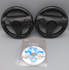 Mario Kart Wii Jeu Nintendo + 2 Volants Officiels Noirs + Notice