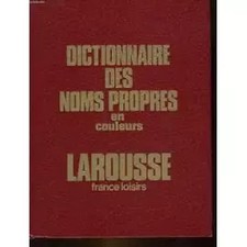 Dictionnaire des noms propres
