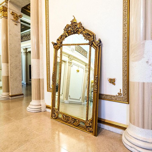 Grand miroir bois style - bois,