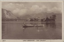 Isola Pescatori Lac Majeur Italie Italia Photo-carte sur papier carte postale