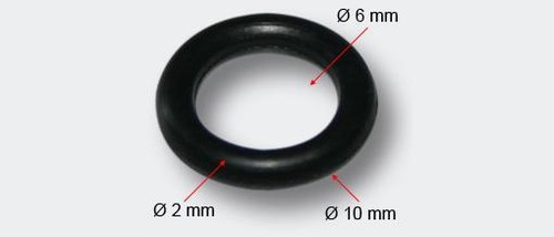 Airbrush ring pour - o-ring, conduite