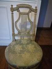 4 Chaises à dossier lyre  à