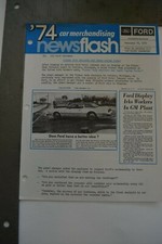 Ford Car Merchandising 1974