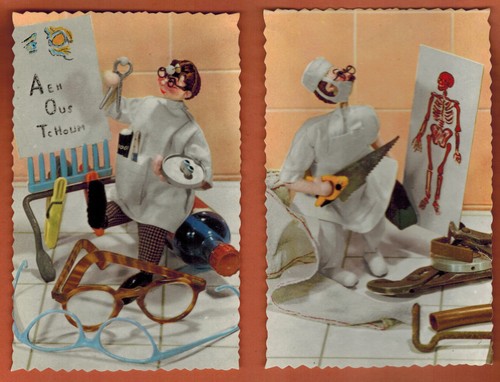 Cartes postales glacées - 2x,