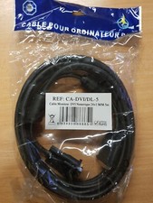 Câble De 5m Dvi-D Double Link
