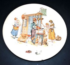 SARREGUEMINES Rare assiette métier Enfants Richard "Brocanteur" Froment Richard