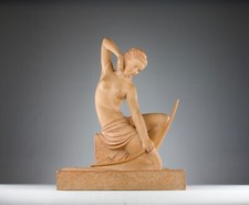 Demeter Haralamb Chiparus (1886-1947), "Diana the Huntress" Sculpture, France