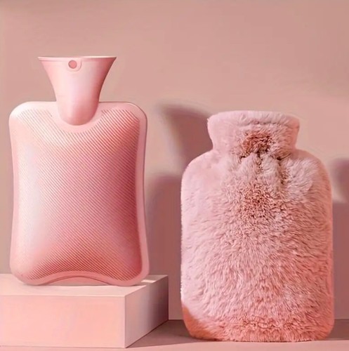 Jolie bouillotte avec housse