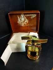 VINTAGE TIRE-BOUCHON  A CHAMPAGNE EN METAL DORE GALION'S CLUB DANS COFFRET