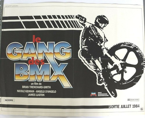 Cinema film gang bmx 1984 - bmx,
