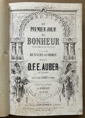 Auber partition chant - partition,