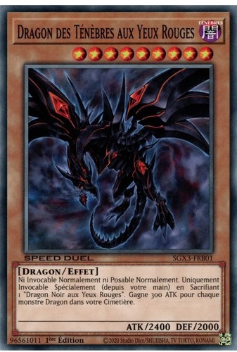Deck dragon noir - yu,
