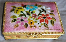 Coffret à bijoux fleurs