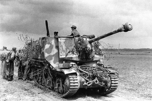Ww2 105 german - howitzer, on