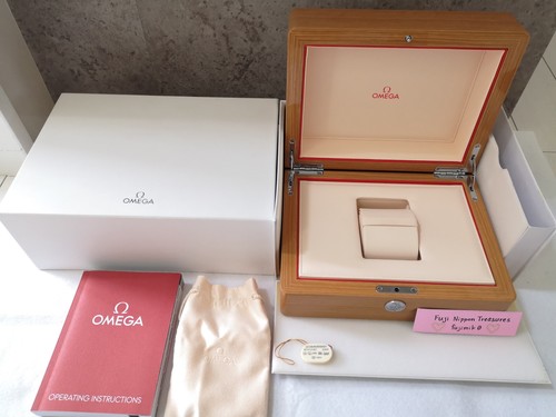 Boîte montre omega bois - montre, en
