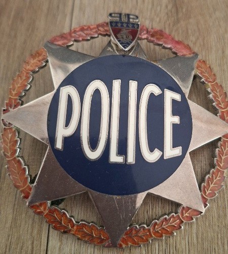 Plaque police moto motard - police,