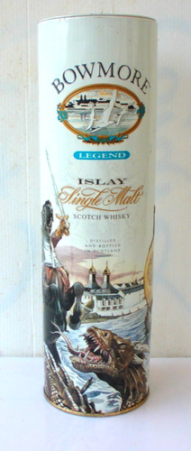 Boîte métal whisky bowmore - boîte,