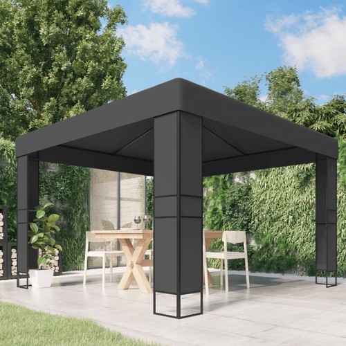 Tonnelle avec double toit 3x6 - tonnelle,