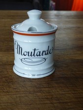 petit moutardier porcelaine d