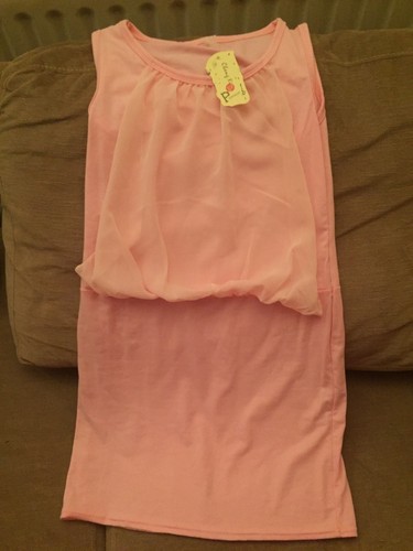 Mini robe rose clair - , femme