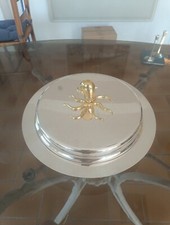 plat Métal Argenté Prata Wolff poignée Pieuvre ❤️Rare