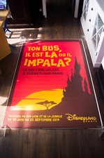 DISNEYLAND ? LION KING  French Bus Shelter Vintage Tourism Poster Original 2018