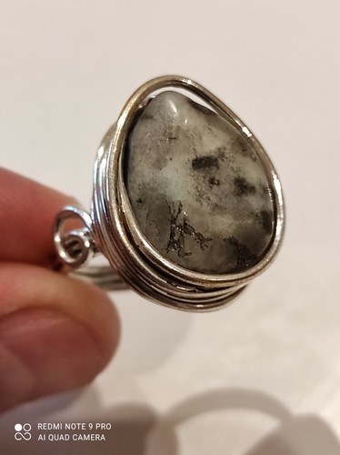 Bague artisanale femme avec